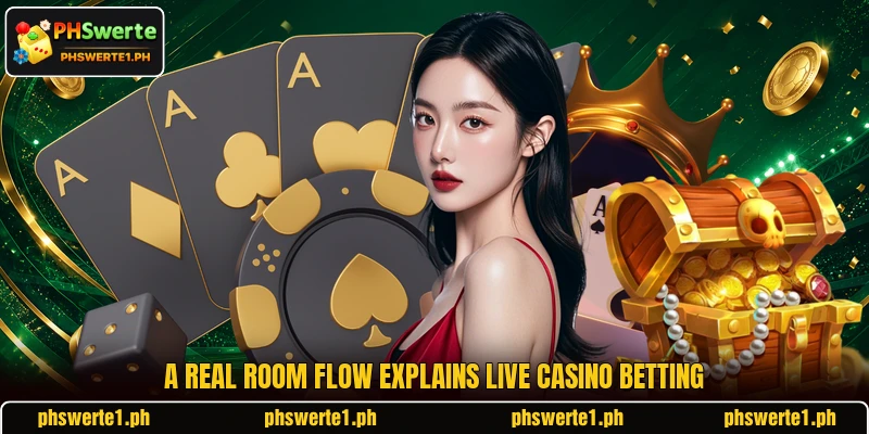A real room flow explains live casino betting A real room flow explains live casino betting
