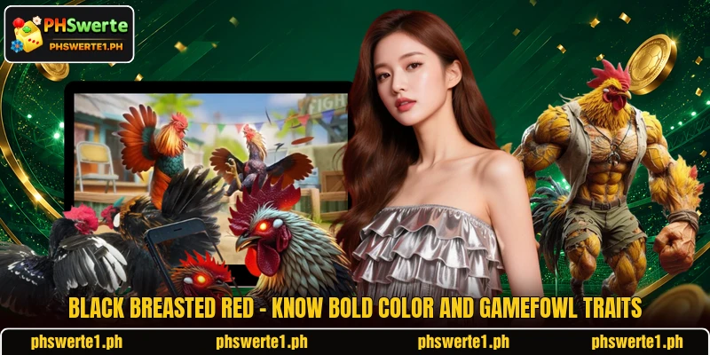 Black Breasted Red - Know Bold Color And Gamefowl Traits