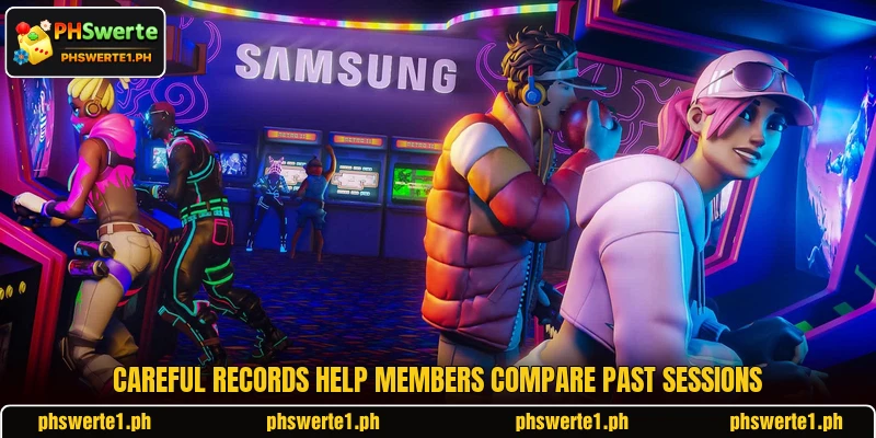 Careful records help members compare past sessions
