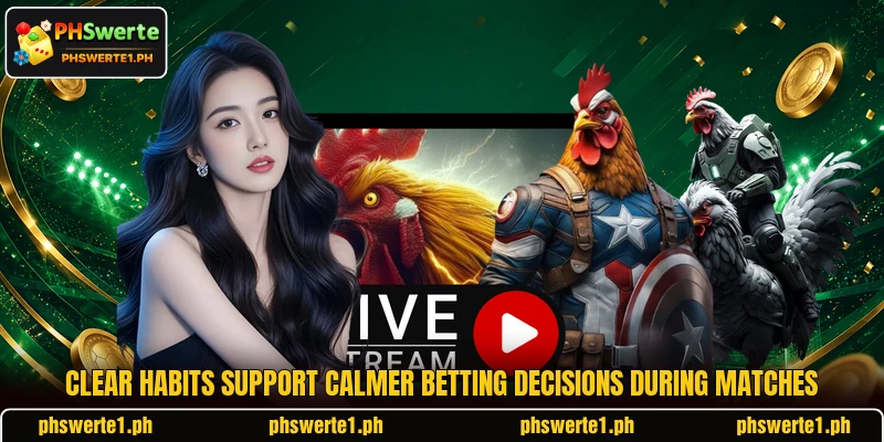 Clear habits support calmer betting decisions during matches Clear habits support calmer betting decisions during matches