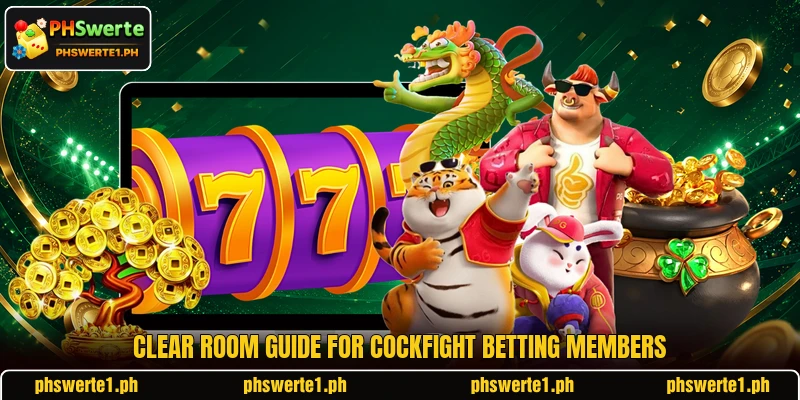 Clear room guide for cockfight betting members