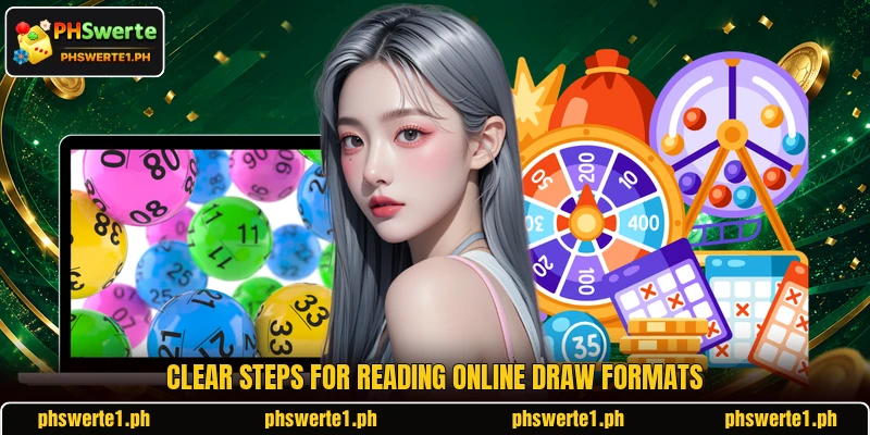 Clear steps for reading online draw formats