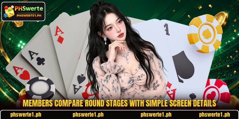 Members compare round stages with simple screen details Members compare round stages with simple screen details