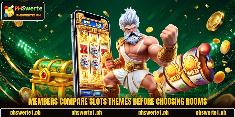 Members compare slots themes before choosing rooms Members compare slots themes before choosing rooms