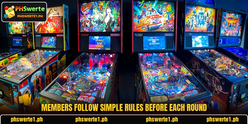 Members follow simple rules before each round