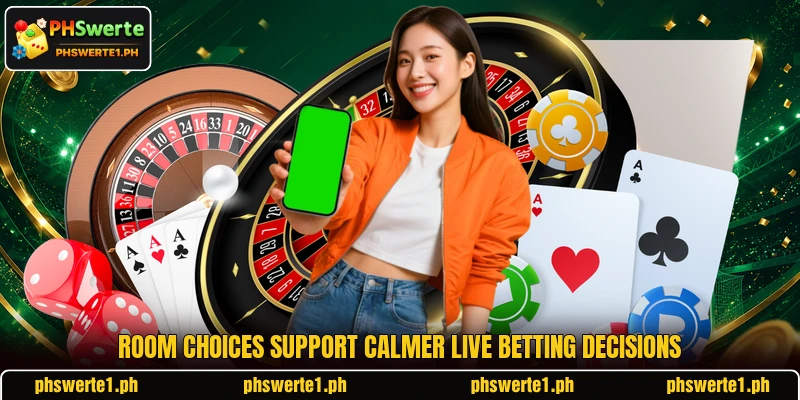Room choices support calmer live betting decisions Room choices support calmer live betting decisions