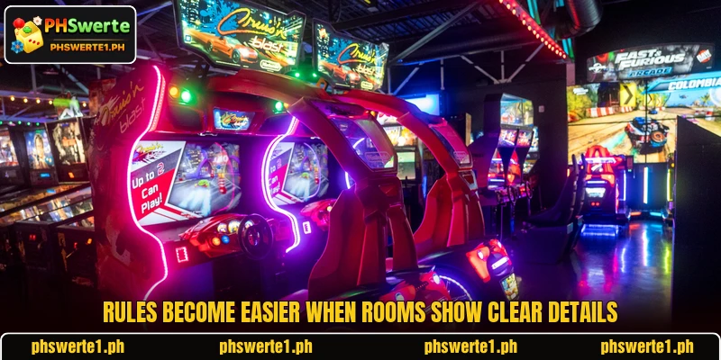 Rules become easier when rooms show clear details