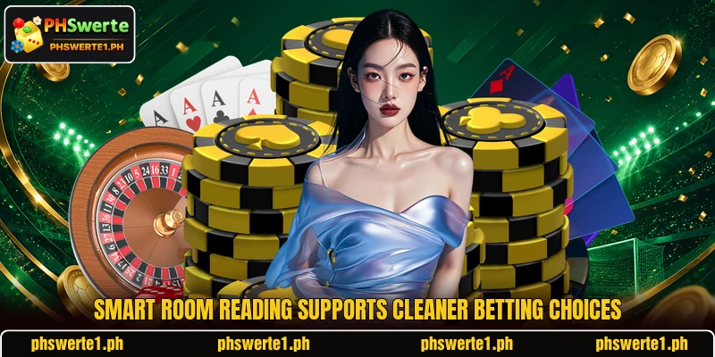 Smart room reading supports cleaner betting choices