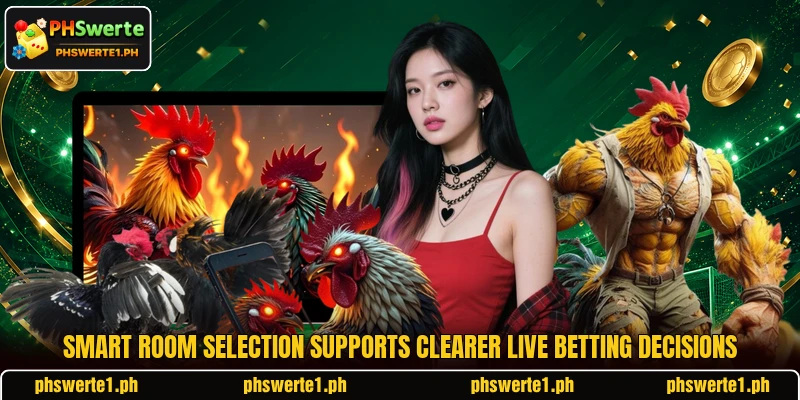 Smart room selection supports clearer live betting decisions Smart room selection supports clearer live betting decisions