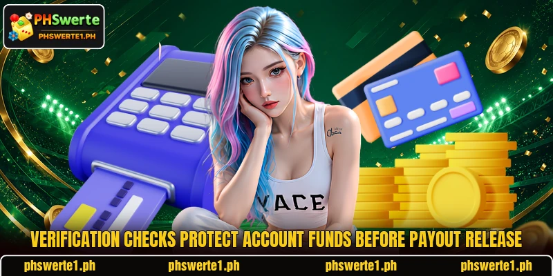 Verification checks protect account funds before payout release